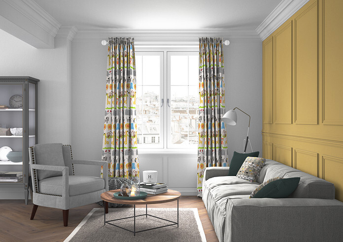Snappy, Paintbox - Made to Measure Curtains - Image 5
